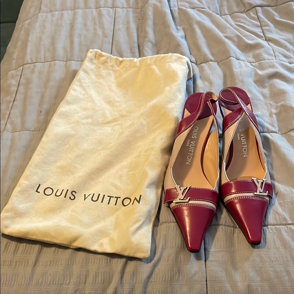 Louis Vuitton Red Patent Leather Heels
